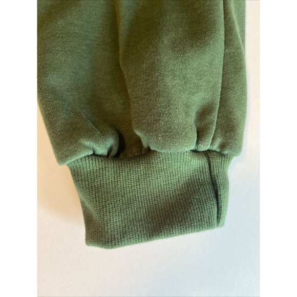 Renew Pretty Little Thing Green One Piece Jumpsuit Size 4 Zipper Pockets Cuffed - Picture 6 of 6